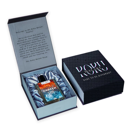 Frozen Fire for men packaged in beautiful and modern packaging
